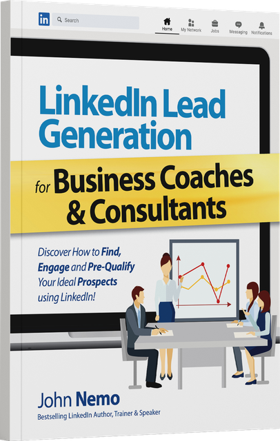 LinkedIn Lead Generation for Business Coaches and Consultants book cover